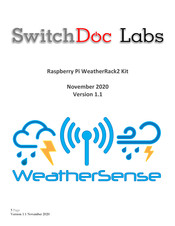 SwitchDoc Labs WeatherRack2 Installation, Operation And Troubleshooting Instructions