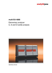 Analytik Jena multi EA 4000 Operating Manual