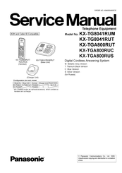 Panasonic KX-TG8041RUM Service Manual