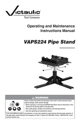 Victaulic VAPS224 Operating And Maintenance Instruction Manual