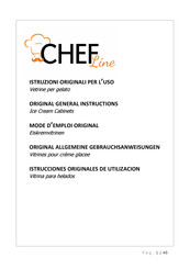 ChefLine 13 GUSTI Original Instructions Manual