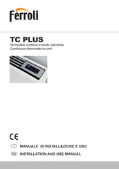 Ferroli TC PLUS Installation And Use Manual