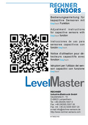 Rechner Sensors LevelMaster Adjusting Instructions