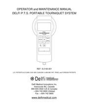 Delfi 9-2100-001 Operator And  Maintenance Manual
