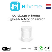 Hihome Zigbee WZB-PIR Quick Start Manual
