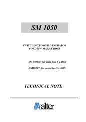 ALTER SM1050T Technical Notes
