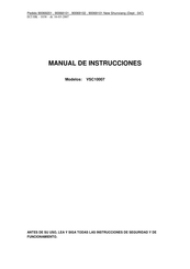 Saivod VSC10007 Instruction Manual