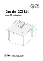 Systems Trading Corporation GZT634 Assembly Instructions Manual