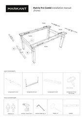 Markant Matrix Pro Combi Installation Manual