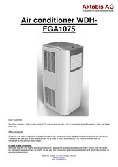 Aktobis WDH-FGA1075 Manual