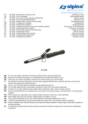 Alpina SF-5039 Instructions For Use Manual