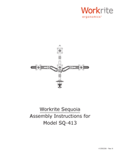 Workrite Ergonomics Sequoia SQ-413 Assembly Instructions Manual
