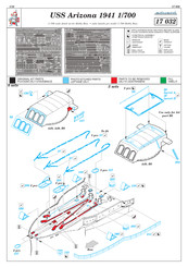 Eduard USS Arizona 1941 1/700 Manual