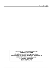 Kymco KYMCO Movie S 125i Manuals | ManualsLib