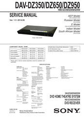 Sony DAV-DZ350 Service Manual
