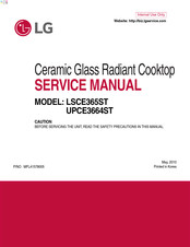 Lg LSCE365ST Service Manual