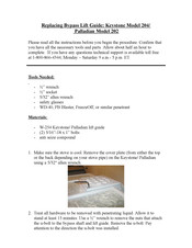 Woodstock Soapstone Palladian 202 Replacing Manual