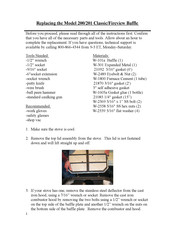 Woodstock Soapstone Fireview 201 Replacing Manual