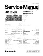 Panasonic SA-VK81DGCP Service Manual