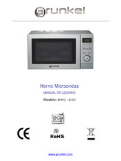 Grunkel MWG –23XT Instruction Manual