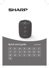 Sharp GX-BT180(BK) Manuals | ManualsLib