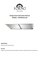 Forno FRHRE5312-44 Instruction Manual