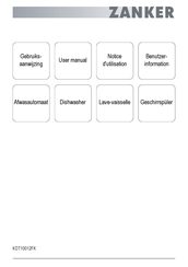 ZANKER KDT10012FK User Manual