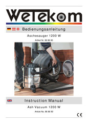 Wetekom 86 86 90 Instruction Manual