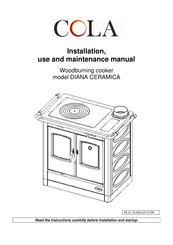 Cola DIANA CERAMICA Installation, Use And Maintenance Manual
