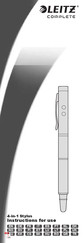 Esselte LEITZ Instructions For Use Manual
