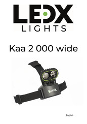 LEDX Kaa 2 000 wide Quick Start Manual