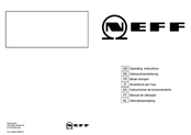 NEFF T2346W1 Operating Instructions Manual