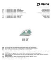 Alpina SF-3903 Instructions For Use Manual