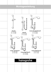 Hans Grohe Unica'S 27 725 000 Assembly Instructions Manual