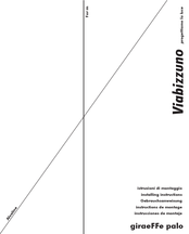 Viabizzuno giraeFFe palo 1 Installing Instructions