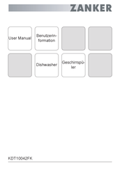 Zanker KDT10042FK User Manual