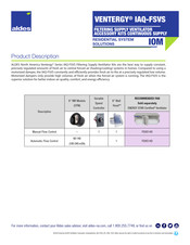 aldes Ventergy IAQ-FSVS Manual