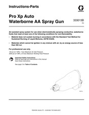 Graco 333013B Instructions - Parts Manual