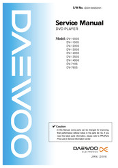 Daewoo DV-760S Service Manual