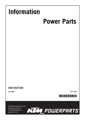 KTM Power Parts 60012027200 Information