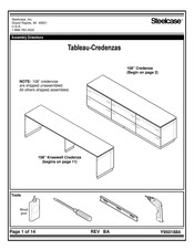 Steelcase Tableau-Credenzas Assembly Directions