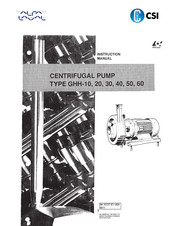 CSI ALFA LAVAL GHH-10 Instruction Manual