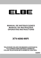 ELBE XTV-4090-WIFI Operating Instructions Manual