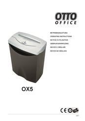 Otto Office OX5 Operating Instructions Manual