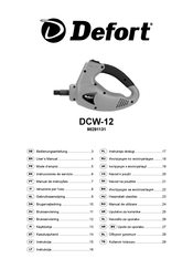 Defort DCW-12 User Manual