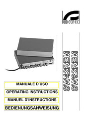 Videotec SW82REM Operating Instructions Manual