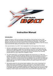 Carf-Models BOLD Instruction Manual