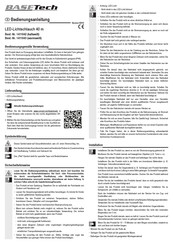 BASETech 1411042 Operating Instructions Manual