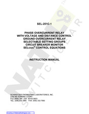Schweitzer Engineering Laboratories SEL-251C-1 Instruction Manual
