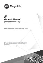 MegaLife ML-RS-CQ12Pd/NaC-K Owner's Manual